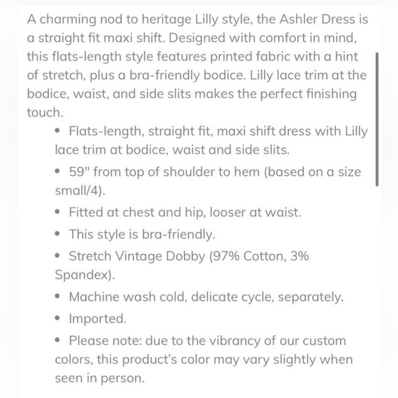 Lilly Pulitzer NWT Ashler Stretch Maxi Dress Soliel Pink Perfect Poppy Size 6 - Picture 15 of 15